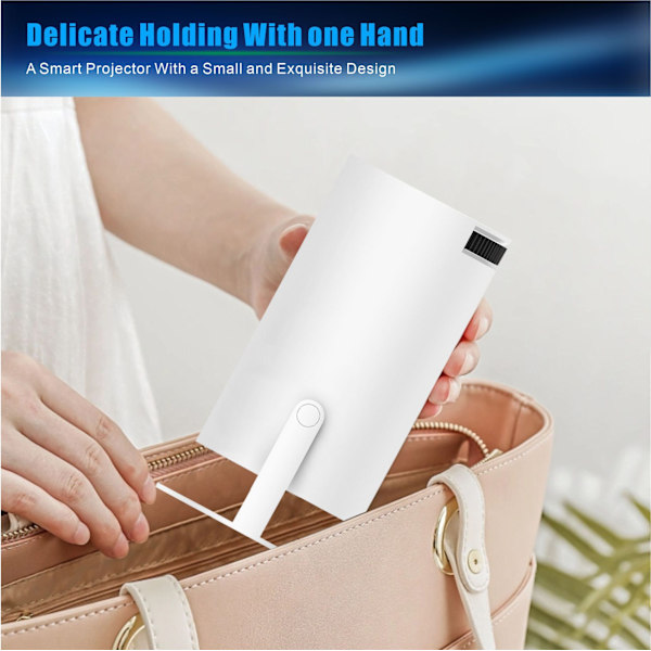 5G 4K Projektor Smart HD LED WiFi Bluetooth HDMI. USB Android Hjemmekino