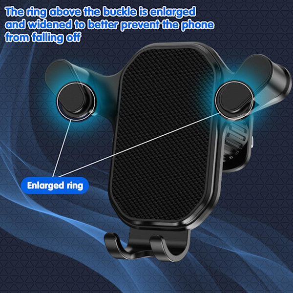 Universal Bil Mobiltelefon Holder 360 Rotasjon Luftventil GPS Mou