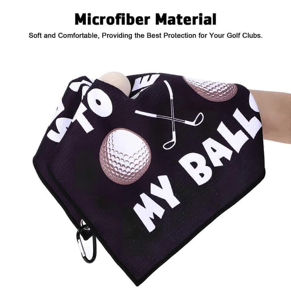 2 stk. Golfhåndklæder Golfbag Håndklæde Mikrofiber Golfhåndklæder Golf Rensehåndklæder Golf Tilbehør Til Mænd