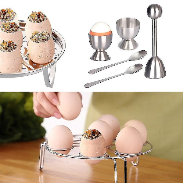 Eggåpner i rustfritt stål, eggeskallskutter, kjøkkenverktøy
