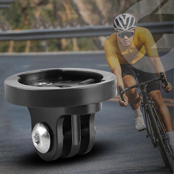 Sykkelcomputerholder Base Sykkelkamerafeste Holder Brakett Adapter Aluminium Legering Sykkelkamera Lysfeste for Garmin Gopro