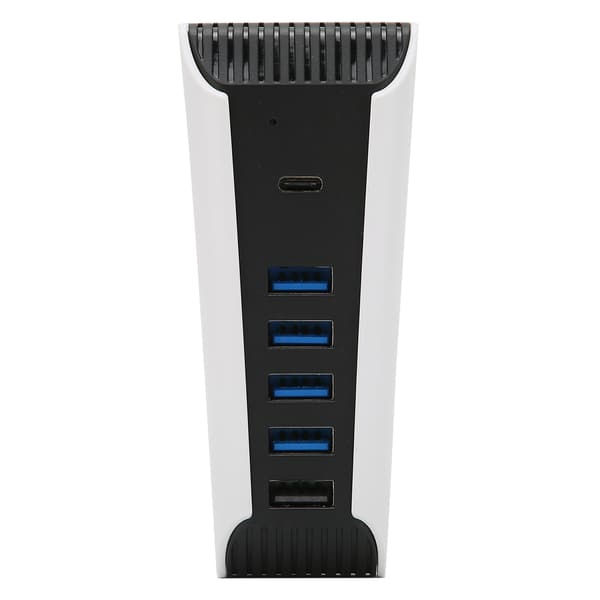 5-i-1 USB-hub høyhastighets ekspansjonsadapter med USB2.0 TypeC-porter for PS5-konsoll