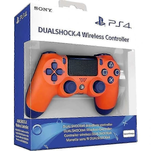 Sony DualShock 4 trådløs controller V2 Sunset Orange Officiel PlayStation 4 controller med touchpad