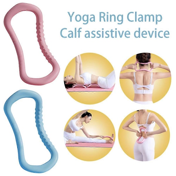Pilates Magic Circle Massager Lättviktiga Pilates Träningsringar för Toning Hemmaträningsutrustning