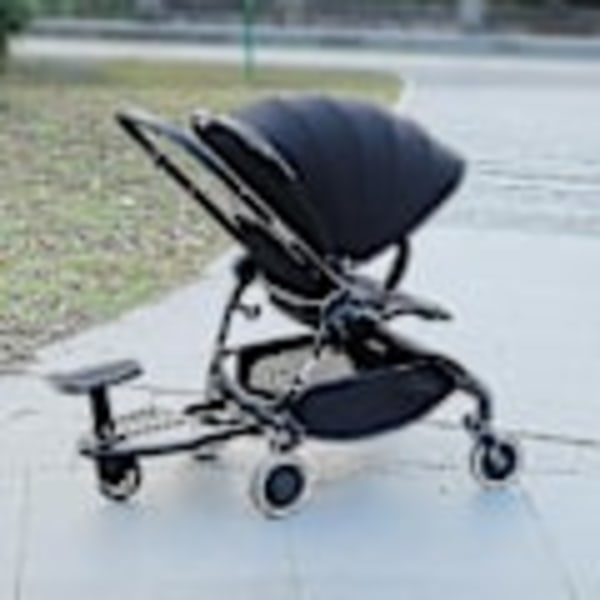 Universal 2-i-1 barnevognbrett med avtakbart sete Second Child Artefact Ride-On Stroller A