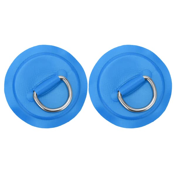 D-ring Pad Patch PVC Oppblåsbar Båt Flåte Jolle Kano Surfebrett Kajakk Festebrakett