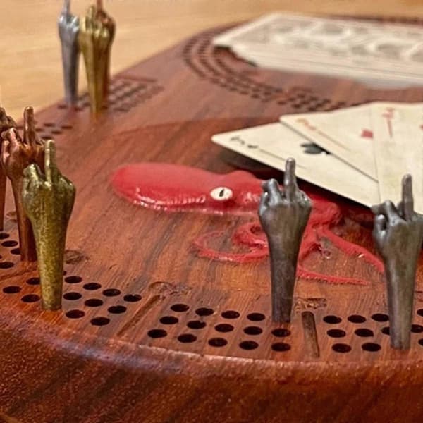 9 kpl Hauskoja Cribbage-nastoja
