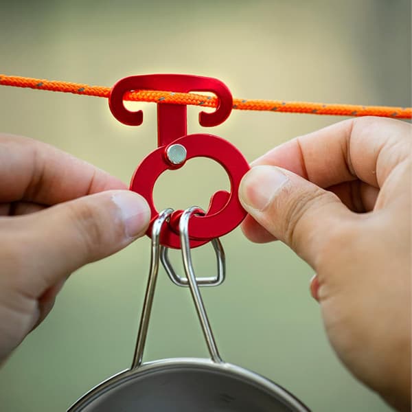 Aluminiumfria metalldelar Vajerglid Lättviktig och hållbar Repspännare Justering av replängd Guidefoder Tält Camping Rep 12-pack