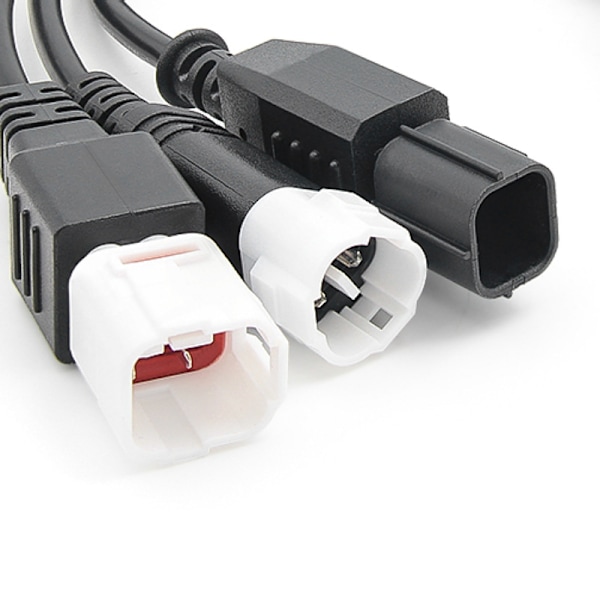 OBD2 Diagnostikkabel 16-pin till 3-pin 4-pin 6-pin OBD2 3-i-1 Diagnostikadapter för Yamaha Kline Euro5 Motorcykel