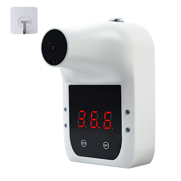 Berøringsfrit infrarødt pandetermometer til børn og voksne med LCD-display.