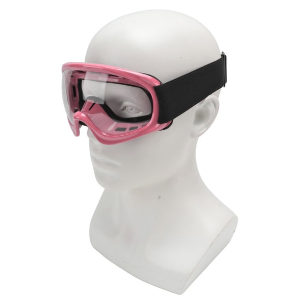 JFJC Kids Dirt Bike Goggles Slagmodstand UV-beskyttelse Motorcykelbriller til udendørs cykling Ski ATV Off Road Racing Pink