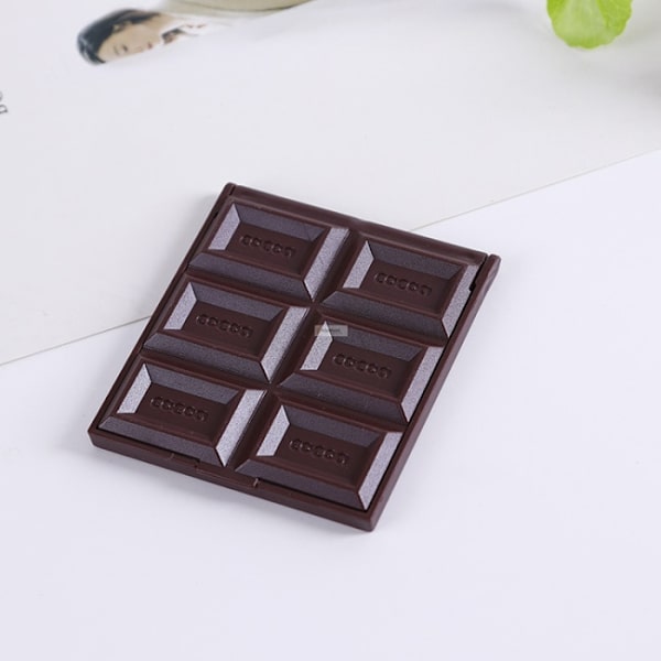 fyrkantig chokladspegel sött block