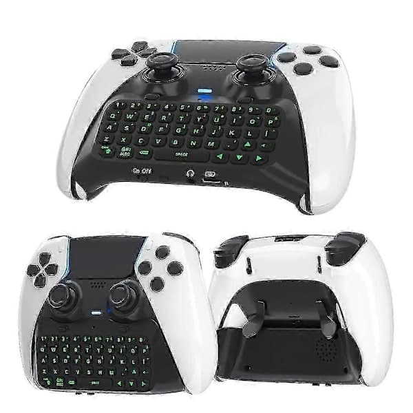 Tangentbord för Playstation5 Edge Controller Trådlös Chatpad för PS5 Edge Chatpad Vit