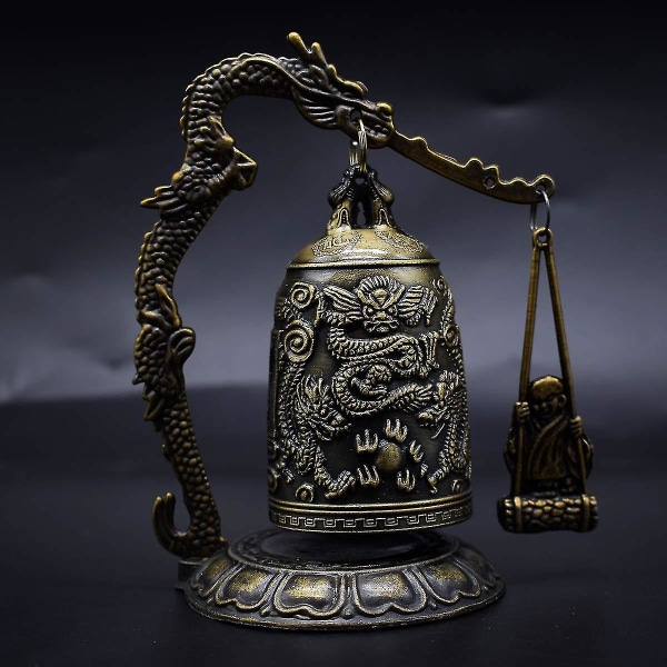 Vintage Small Dragon Bell buddhalaisia ​​keräilykoristeita