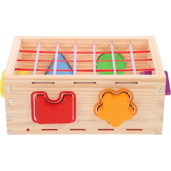 1 Set Formsorterare Montessori Klossar Leksak Färgigenkänningsleksak Finmotorisk Färdighet Lärande Spel Småbarn Pedagogiska Leksaker för Pojkar Flickor Födelsedagspresenter