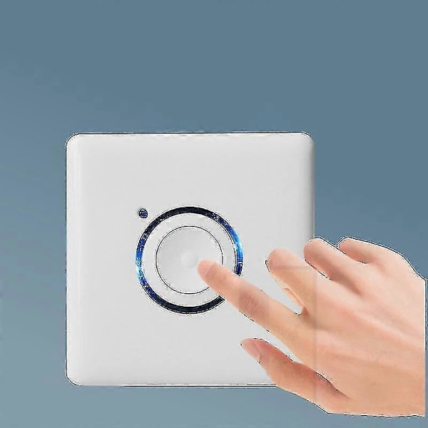 2024 Ny Veggtimer - Ac110-250v Utendørs Led Touch Forsinkelsestimerbryter Med 16 Nivåer Forsinkelsesinnstillinger Og Digital Nedtellingstimer Avbruddsfunksjon