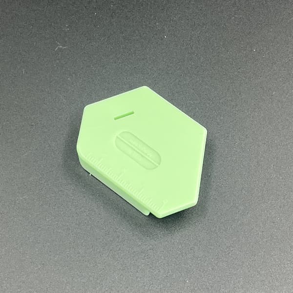 Magnetisk symaskineguide, multifunktionel polygonal bindeguide med skala, sytilbehør (grøn).