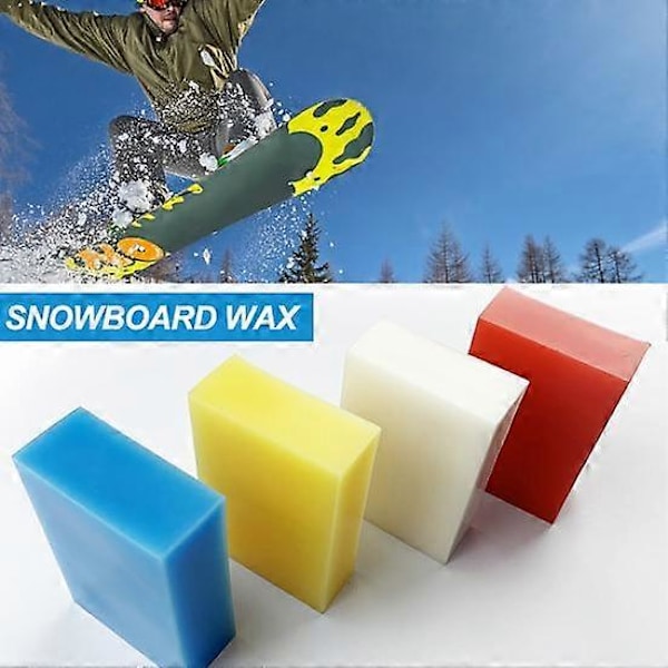 Universellt Ski- och Snowboardvalla Alla Snötemperaturer Vallablock Skidtävlingsvalla för Ski Snowboard Skydd blue