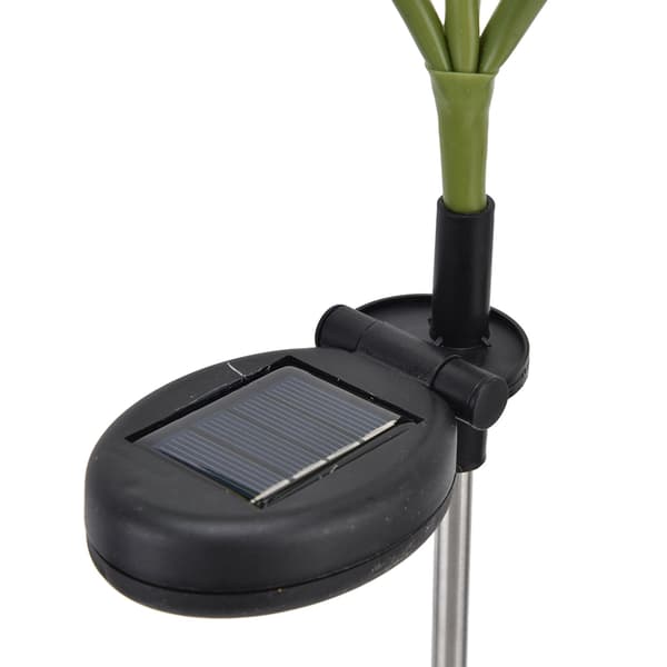 Solarblomster Solcellepanel Intelligent Lyskontroll Vanntett Funksjon Solar Blomsterlys