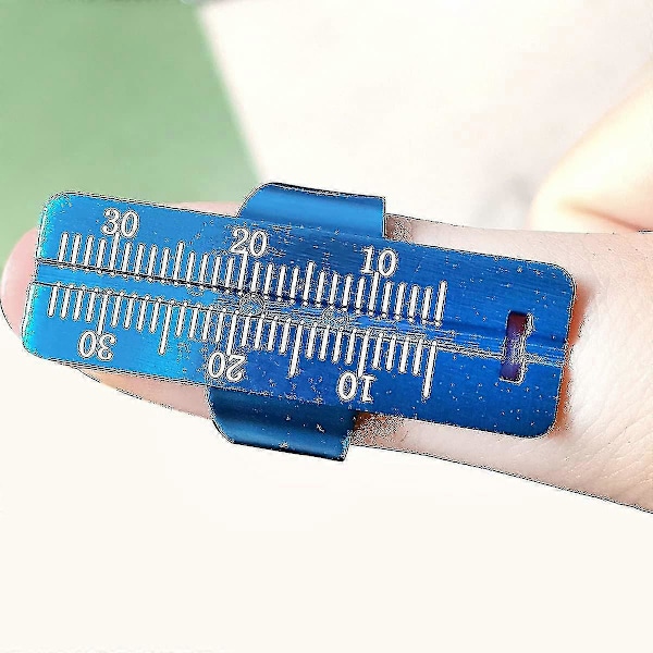 5 st Endo Mätare Fingerlinjal 35mm Aluminium Endo Mätring Rotkanal Mätinstrument