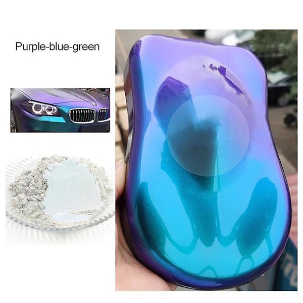 10g Auton Kameleonttipigmentit Maalijauhe Pinnoite Autotarvikkeet Koristelu Violet-blue-green