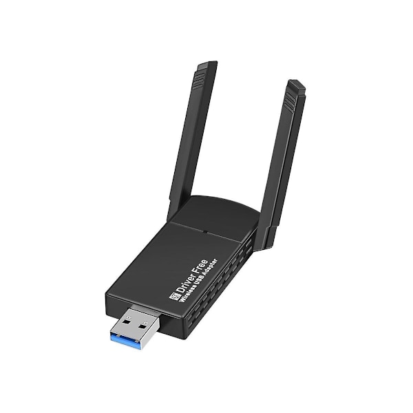 Trådløst nettverkskortadapter USB WiFi-adapter 650Mpbs 802.11Ac/B/G WiFi-mottaker Nettverkskort