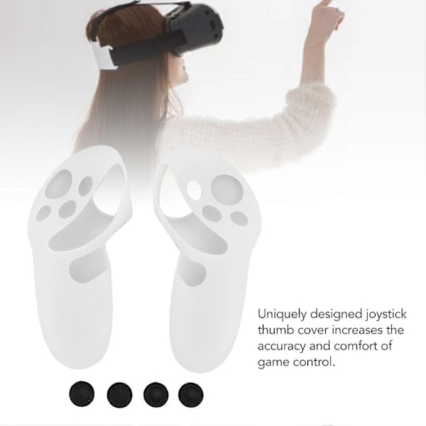 VR Controller Greppskydd för Meta Quest 3 Silikon med Joystickskydd
