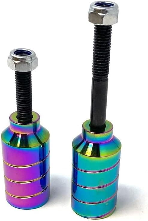 Fargede Krom Stunt Pedaler - 2 Pakning