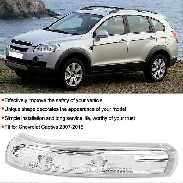 Sidespeil Blinklys Indikator Lys Venstre Side Passer Chevrolet Captiva 2007-2016 YEMAA