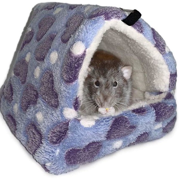 Vinter Varmt Hamster Seng Lege Blød Hamster Hængekøje Sovende Søde Små Dyr Rede Hængende Hjem Hvile til Unge Marsvin Degu Drawl Pindsvin