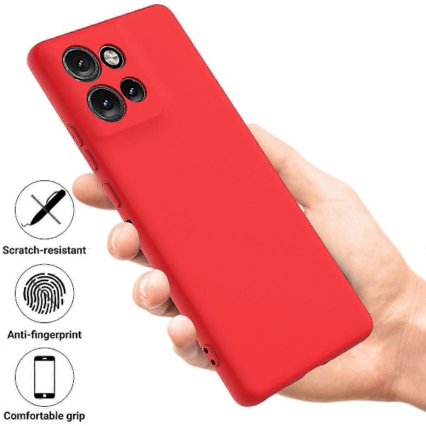 Motorola Edge 50 Neo 5G -kotelo, nestemäinen silikoni, naarmuuntumaton puhelinkuori käsiremmin kanssa Style A
