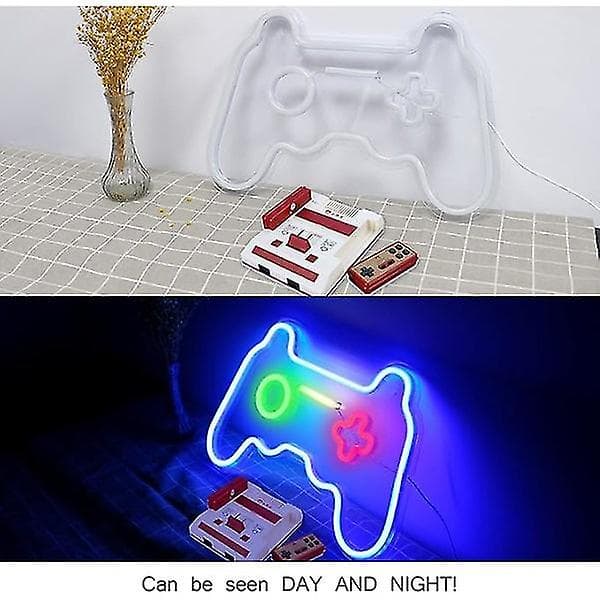 Seinän koristelu Peli Neon LED Pelimerkki