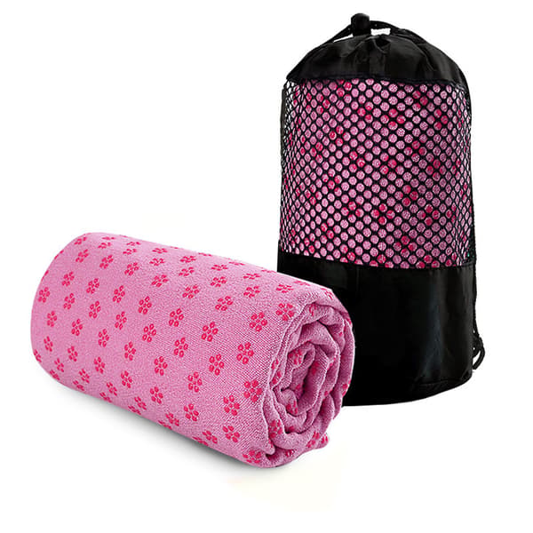 Halkfri Yoga-Grip Handduk Svettabsorberande Mikrofiber Mattskydd för Pilates