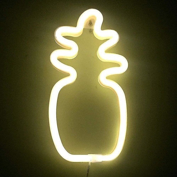 Led Pineapple Neon Light Decoration Night Light Til juledekoration