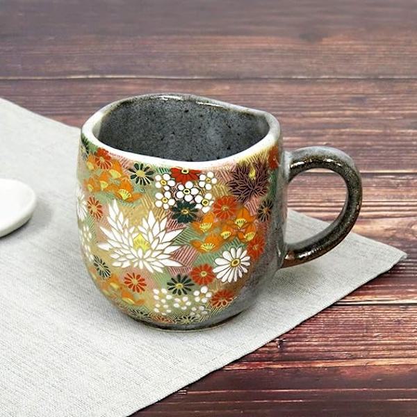 Yaki(ware) Kaffekrus Guldblomst (Standardversion)