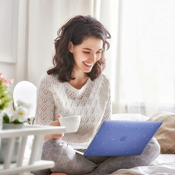 Yhteensopiva MacBook Air 13 tuuman kotelon kanssa 2021 2020 2019 2018 M1 A2337 A2179 A1932 Retina-näytöllä Touch ID -kotelo + TPU-näppäimistön suojus + näyttö