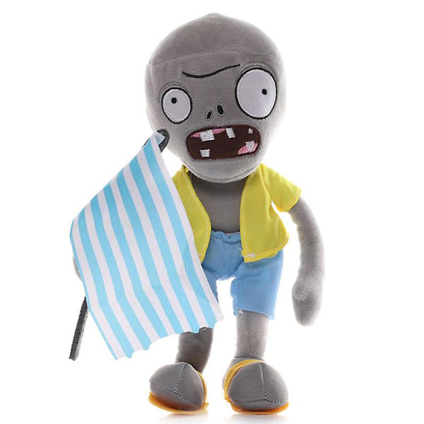 30 cm kasvit VS zombit täytetyt pehmolelut lelut mikrofoni zombisanomalehti zombie sarjakuvapeli cosplay anime figuuri lapsille lahjat Style 38