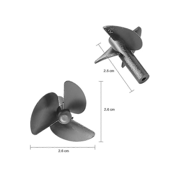 Propellermotor & Vänster/Höger Propellerskydd Fiske Bete Båt Reservdelar jy 1 pair of Propeller