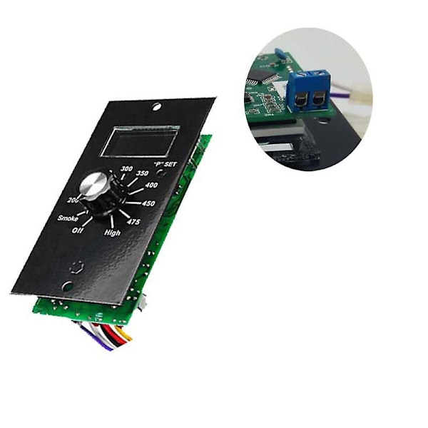 Pit Boss Vedpelletsgrill Digital Termostatkontrollpanel Oppgradering - Modell AH-P30, Temperaturintervall 200C til 475C, Frontpanelkontroll