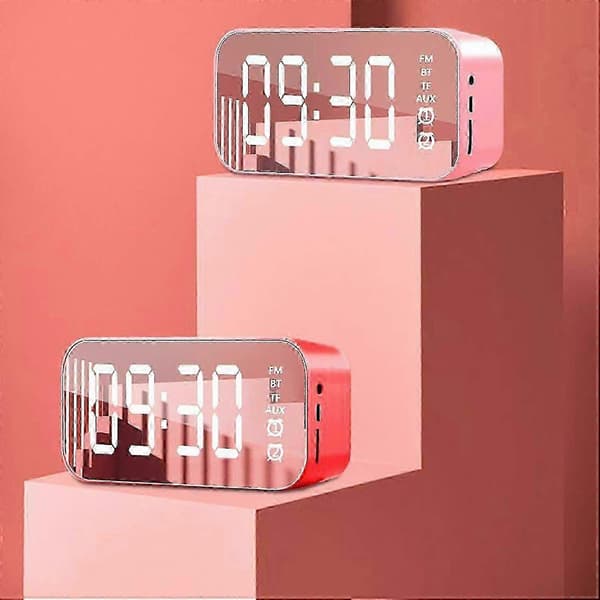 för Digital väckarklocka med stor LED-display, USB-laddare, högt alarm för tungsovare