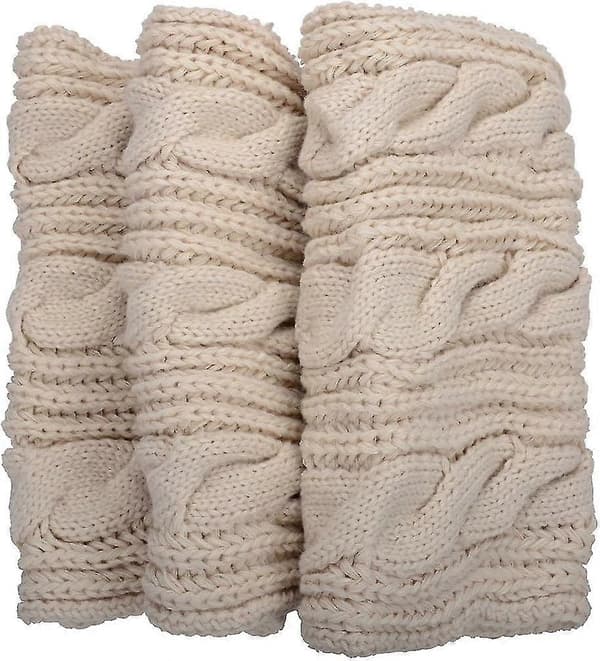 Dame Tyk Ribstrikket Vinter Infinity Circle Loop Halstørklæde Premium Twist Khaki
