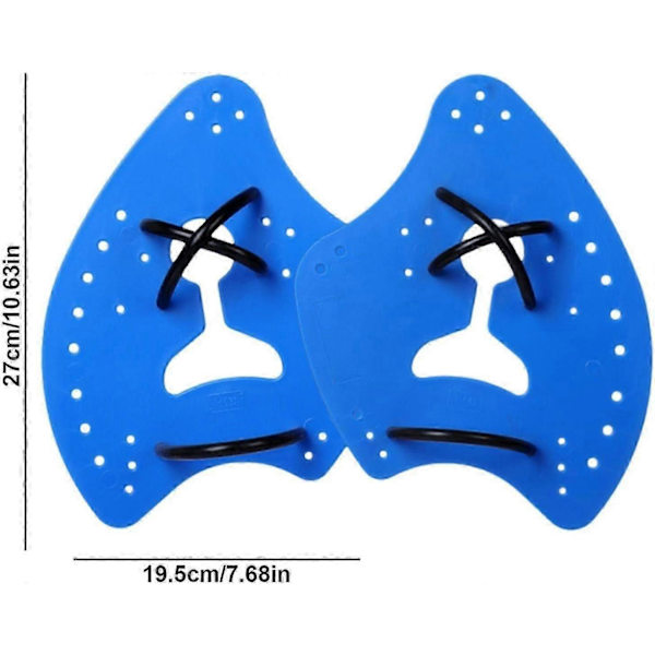 Tyr Catalyst 2 Svømmetrænings Håndplader blue L
