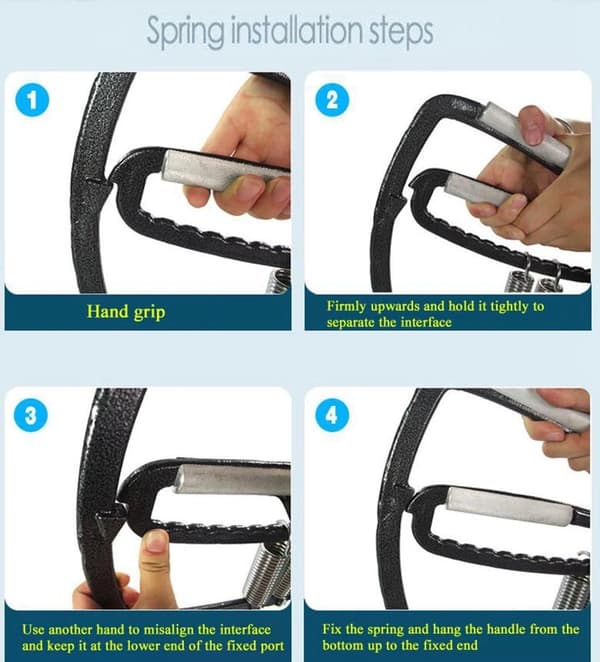 Super Grippers, justerbara underarmsgrepp, ultraresistenta, för greppstyrketräning