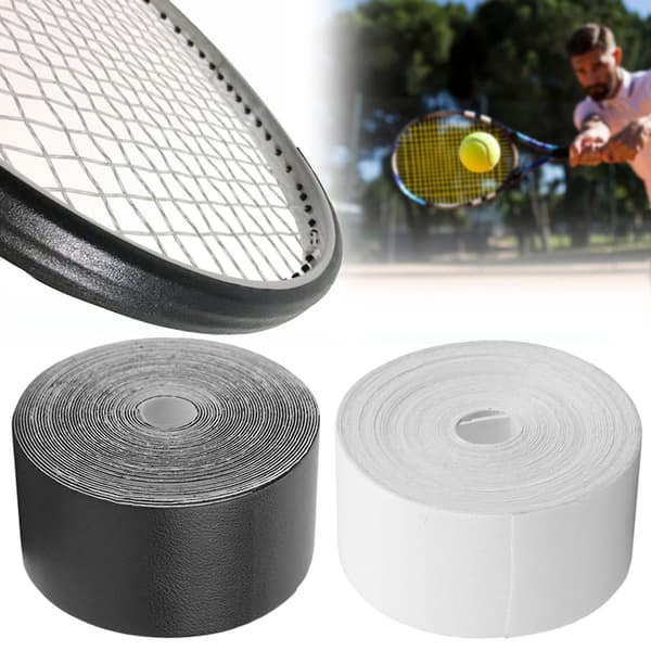 PU Tennisracket Tejp Mjuk PU Breddad Squashracket Skydd för Bordtennis