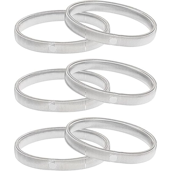 3 Par Ermebånd Sklisikre Skjorteermholdere Ermebånd Elastiske Metallarmbånd Ermebånd for Kvinner Menn