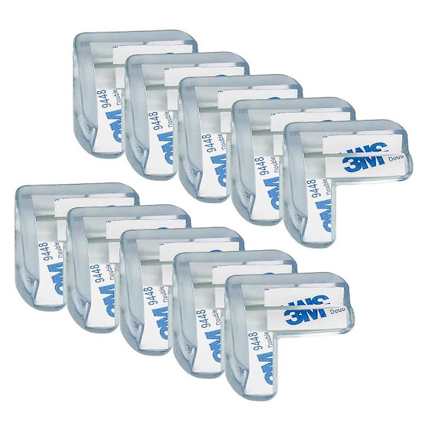 Hjørnebeskyttere for barn Pvc Transparent rettvinklet baby
