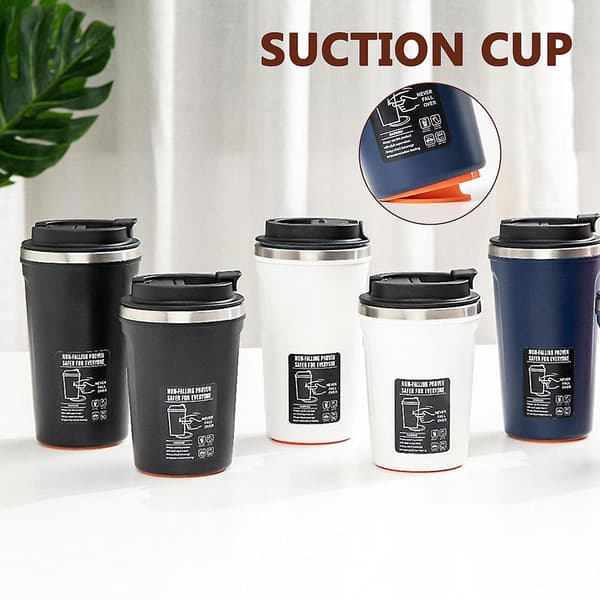 380ml/520ml Sugpropp Non-Pourable Kaffekopp Multifunktionella Resemuggar För Camping Vandring