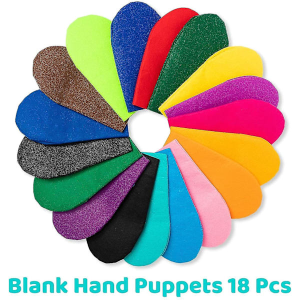 18st Animal Hand Puppet Making Kit DIY Art Craft Filt Socka