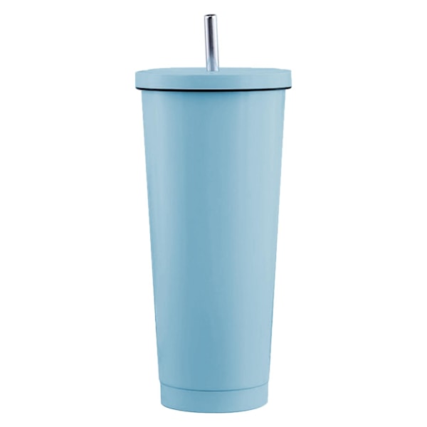 Rustfri Stål Perlemælk Te Isoleret Vakuum Kop Flaske - Stor Kapacitet 750ml (Blå)