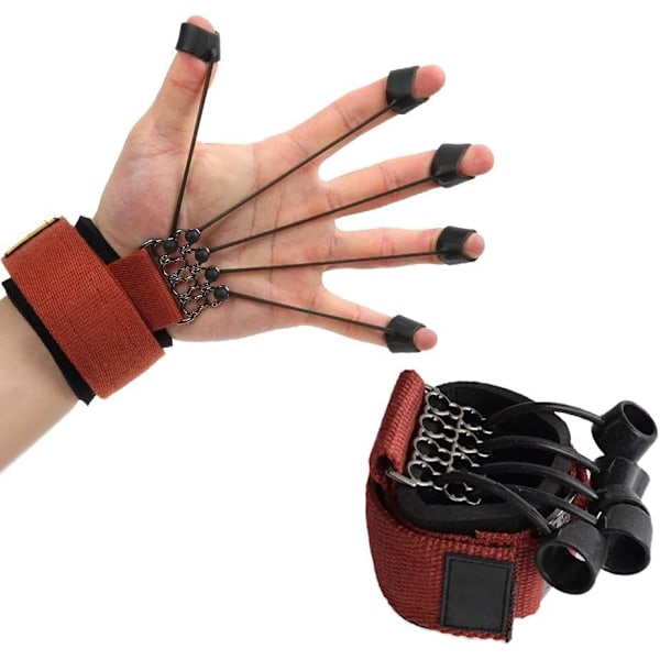 Gripförstärkare Finger Extender Fingertränare Fingerövning Motståndsband Fitness Fingerstyrka Gripförstärkare Handträning